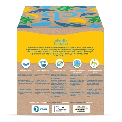 Charlie Banana One Size Reusable Cloth Diaper 6 Charlie Banana One Size Reusable Cloth Diaper - Image 6