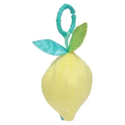 Manhattan Toy Mini-Apple Farm Lemon Baby Travel Toy With Rattle, Squeaker, Crinkle Fabric & Teether Clip-on Attachment -Baby Trend Sales Store GUEST dd1e9b7d 1525 4a11 9d5e 8749f6568b0f