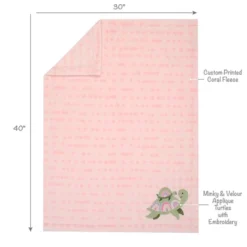 Lambs & Ivy Sea Dreams Cozy Pink Fleece Turtle Applique Baby Blanket 9 Lambs & Ivy Sea Dreams Cozy Pink Fleece Turtle Applique Baby Blanket -Baby Trend Sales Store GUEST dfa79ce2 9894 4cd9 ac46 87213d4bfb32