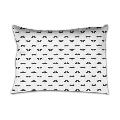 Bacati - Moustache Black Muslin 3 Pc Toddler Bed Sheet Set 100 Percent Cotton 4 Bacati - Moustache Black Muslin 3 Pc Toddler Bed Sheet Set 100 Percent Cotton - Image 4