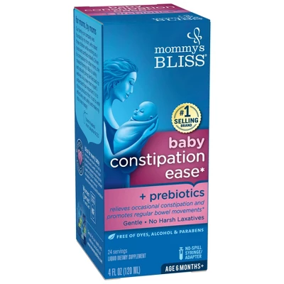 Mommy’s Bliss Mommy's Bliss Baby Constipation Ease + Prebiotics - 4oz (24 Servings) 2 Mommy’s Bliss Mommy's Bliss Baby Constipation Ease + Prebiotics - 4oz (24 Servings) - Image 2