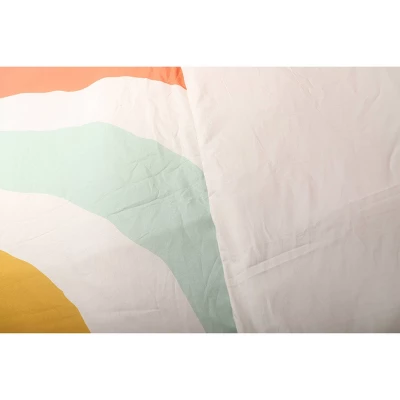 Placed Rainbow Duvet Cover - Pillowfort™ 1 Placed Rainbow Duvet Cover - Pillowfort™