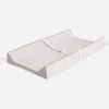 Bacati - Petals Quilted Muslin Changing Pad Cover Coral