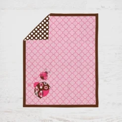 Bacati - Ladybugs Pink Chocolate 4 Pc Crib Bedding Set With Diaper Caddy -Baby Trend Sales Store GUEST ed9fbe5f 874f 438b 9419 245e3de9f7c9