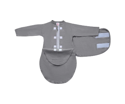 Embe 0-3mo Long Sleeve Swaddle Sack, Convertible, Arms-In/Arms-Out, Legs-In/Legs-Out, 3-Pack 4 Embe 0-3mo Long Sleeve Swaddle Sack, Convertible, Arms-In/Arms-Out, Legs-In/Legs-Out, 3-Pack - Image 4