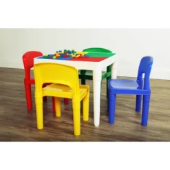 5pc 2 In 1 Square Plastic Activity Table And Chair Set - Humble Crew -Baby Trend Sales Store GUEST f6daf88b 641d 41f1 afde a675176079e2
