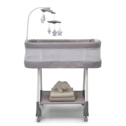 Simmons Kids' Shooting Star Rocking Bassinet With Airflow Mesh - Platinum -Baby Trend Sales Store GUEST fbea03a8 e11a 4b38 b8f3 1f65f70d1aa4